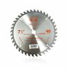 Grip Tight Tools 7-1/4-inch Classic 40-Tooth Tungsten Carbide Tipped Circular Saw Blade, Wood Cutting, 25PK N1612-25